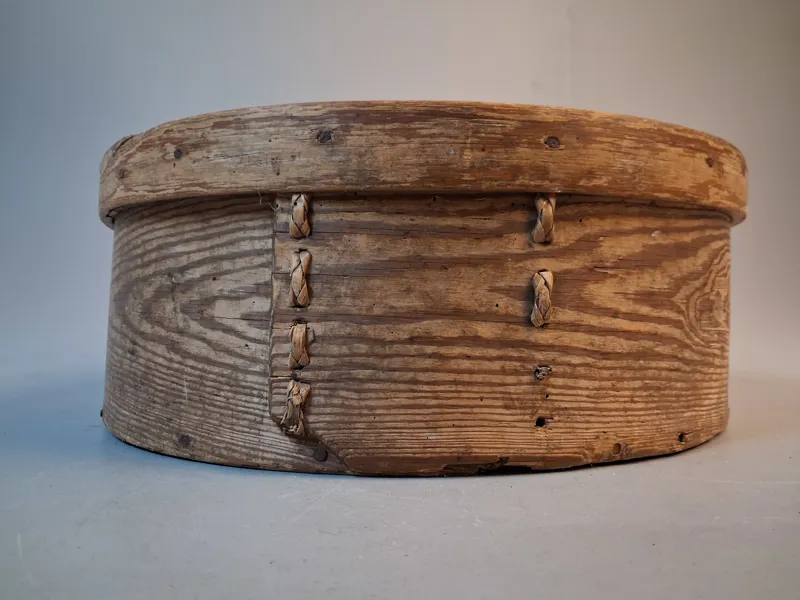 Större svepask/skäppa. 1800/1900-Talet, allmoge