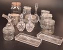 Diverse burkar, glas m.m.