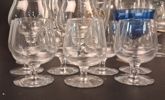 Diverse glas, spritglas m.m.