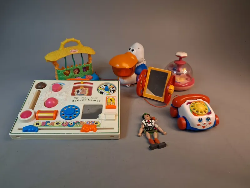 Diverse leksaker. Bl.a Fisher Price m.m.