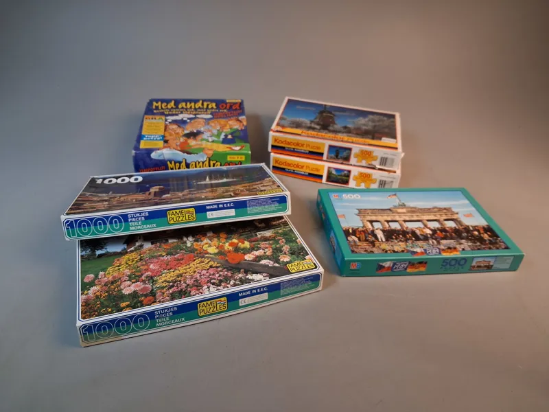 5 Pussel & 1 spel "Med andra ord".