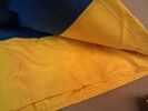 2 Vägglampetter, Malm, samt svensk flagga 215x360cm.