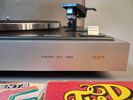 Skivspelare. Philips 437, samt 3 Vinylskivor.