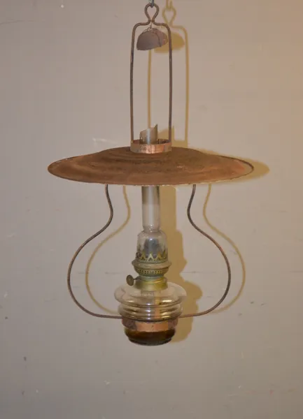 Äldre torparlampa.