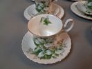 Kaffe servisdelar "Trillium" Royal Albert. England.