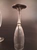 4 Champagneglas. "Cosi Tabellini 95" Pewter, Italien. Tenn & glas.