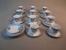 Kaffeservis delar. SvaneHolm & bestick. 1530. "Flores Caerulei".