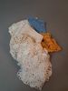 Diverse textil. Bl.a virkat.