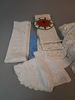 Diverse textil. Bl.a virkat.