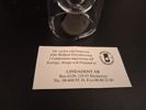 Wolfard Glassblowing Co Handblåst oljelampa, Originalkartong.