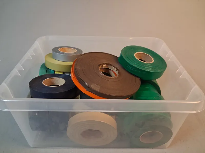 Diverse plastband.