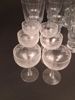 Diverse glasföremål, mestadels spritglas.