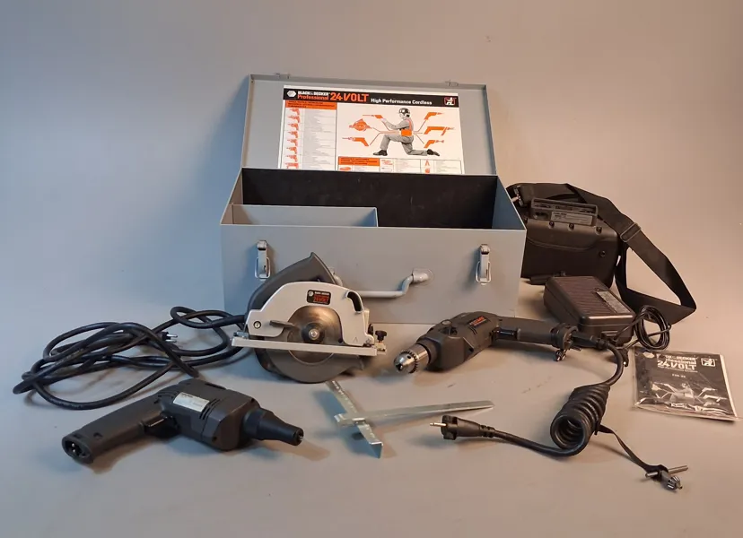 Black & Decker. 24-volts Verktygsserie.