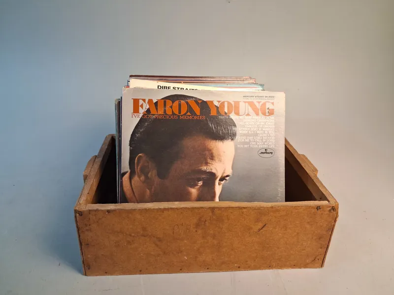 Diverse vinylskivor.