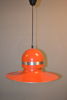 Taklampa. Metall, 1960/70-talet.