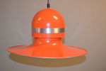 Taklampa. Metall, 1960/70-talet.