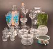 Diverse glas föremål.
