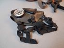 Diverse verktyg, gasmasker m.m.
