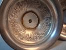 2 Ljusstakar Barockstil & 2 ströare, nysilver.