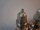 2 Ljusstakar Barockstil & 2 ströare, nysilver.