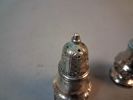 2 Ljusstakar Barockstil & 2 ströare, nysilver.