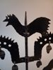 Tuppljusstake, smide, Sweden. Käck & Hedbys Leksand.