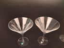 4 Martiniglas. Orrefors.