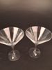 4 Martiniglas. Orrefors.